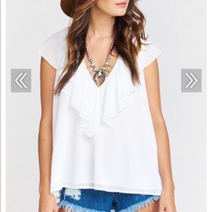 Show Me Your Mumu Easton Ruffle Top
